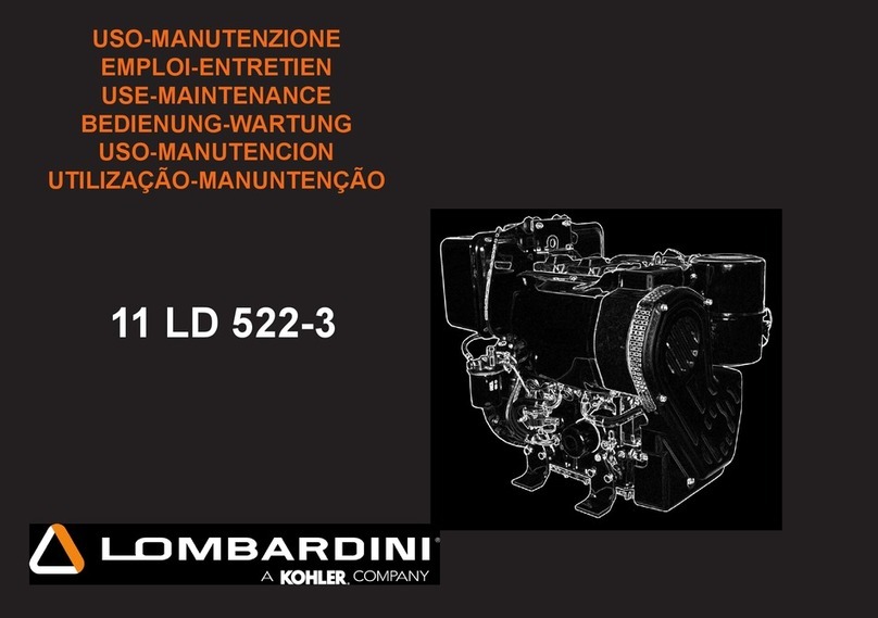Kohler Lombardini 11 LD 522-3 Parts list manual Kohler Lombardini 11 LD 522-3 Parts list manual