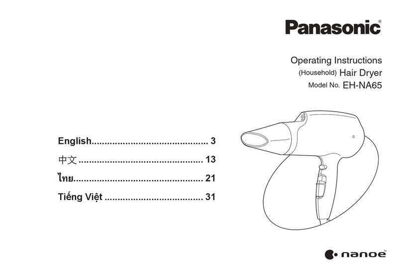 Panasonic nanoe EH-NA65CN765 User manual