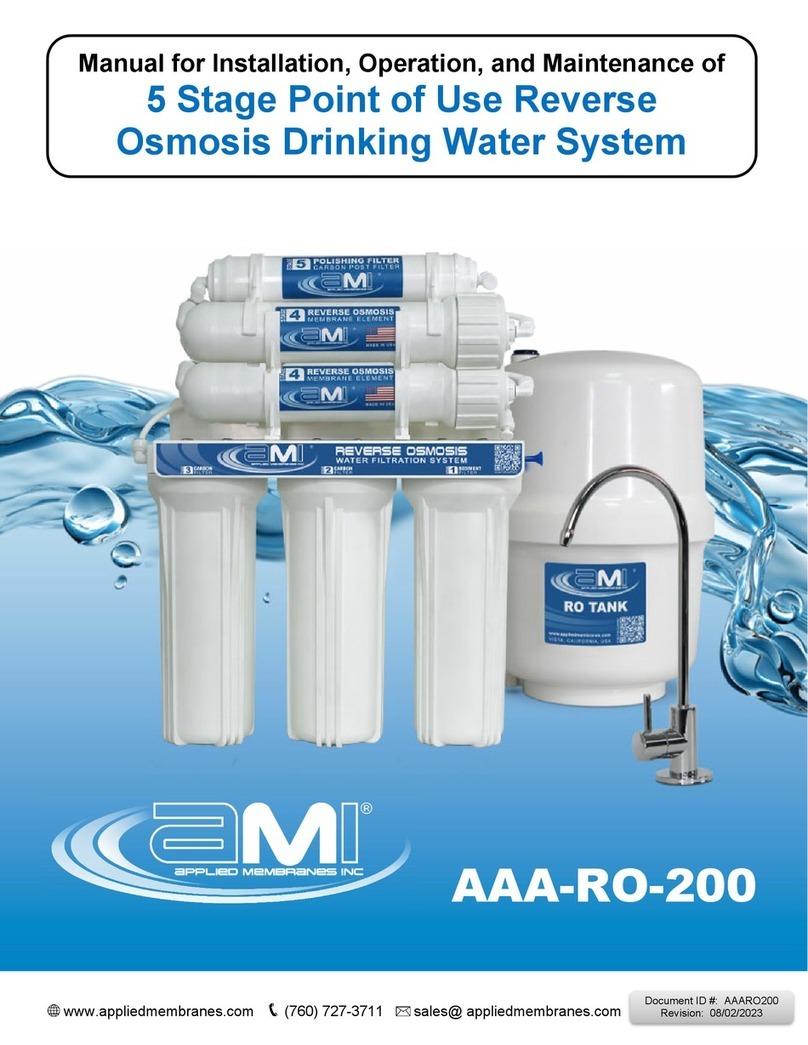 AMI AAA-RO-200 MANUAL FOR INSTALLATION, OPERATION AND MAINTENANCE AMI AAA-RO-200 MANUAL FOR INSTALLATION, OPERATION AND MAINTENANCE
