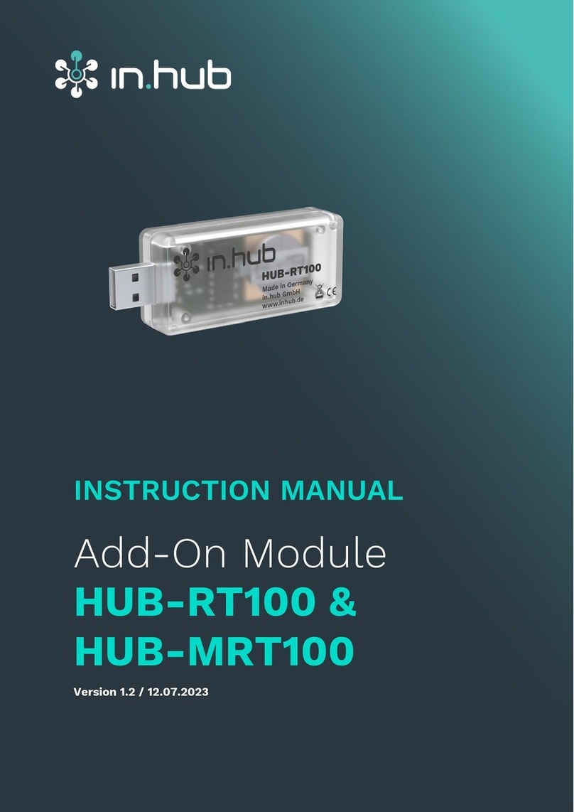 in.hub HUB-RT100 instruction manual