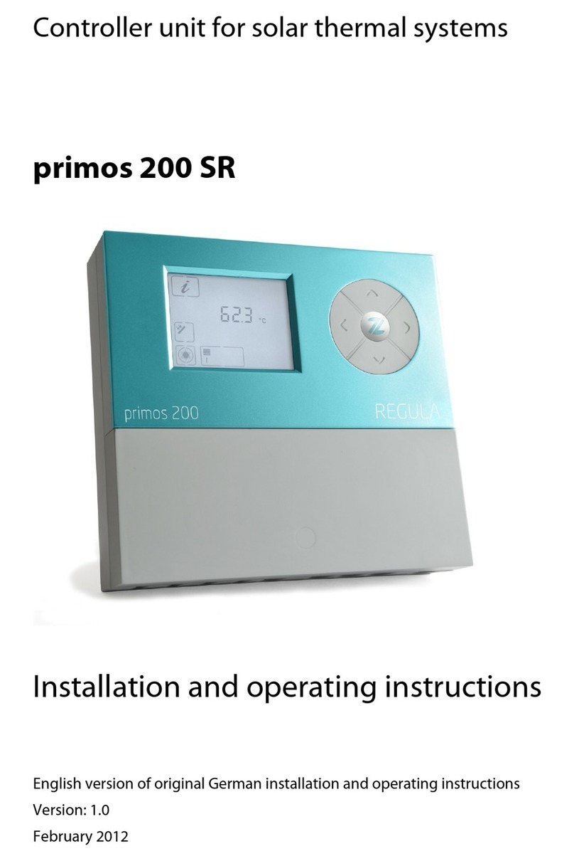 Prozeda primos 200 SR Installation and operating instructions