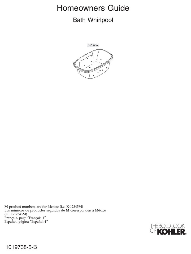 Kohler K-1457 Assembly instructions