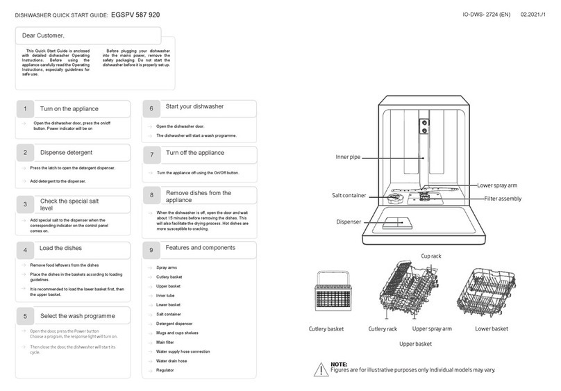 Amica EGSPV 587 920 User manual