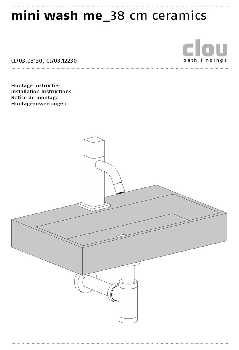Clou mini wash me CL/03.03130 User manual