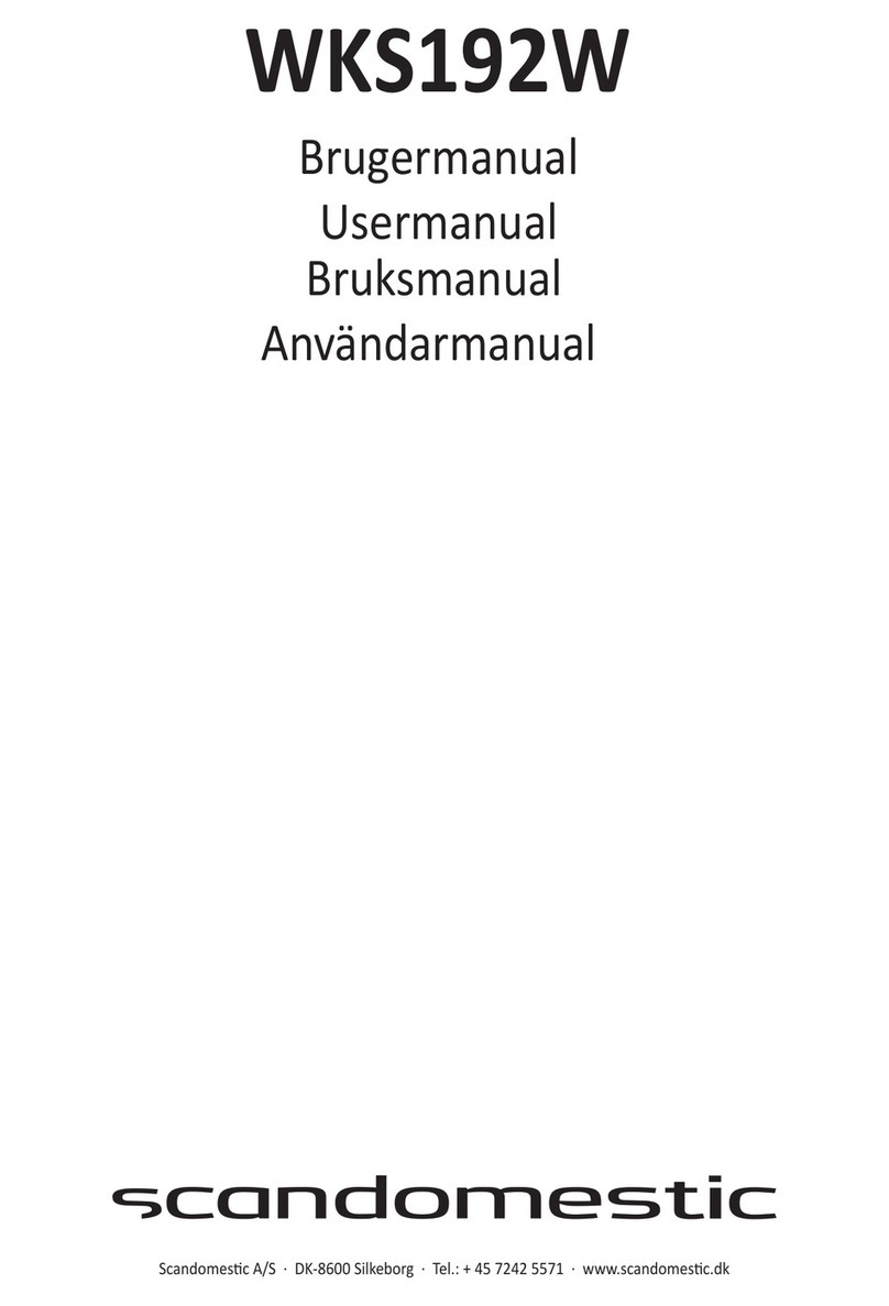 Scandomestic WKS192W User manual