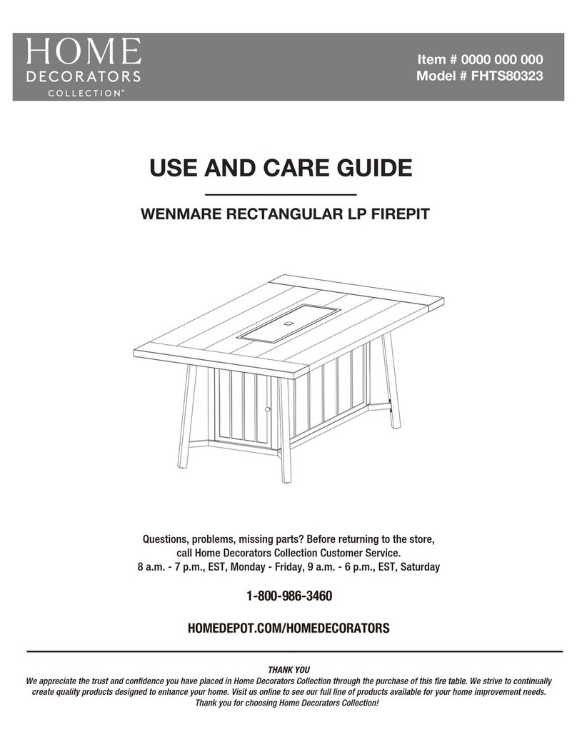 Home Decorators Collection WENMARE FHTS80323 Use and care guide