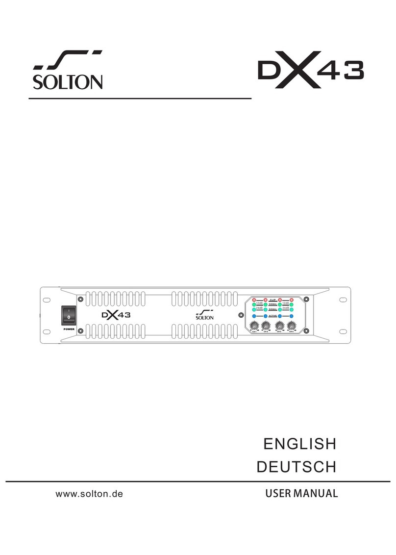 Solton DX 43 user manual