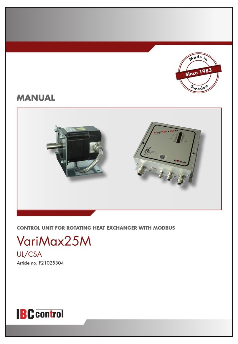 IBC control F21025304 User manual