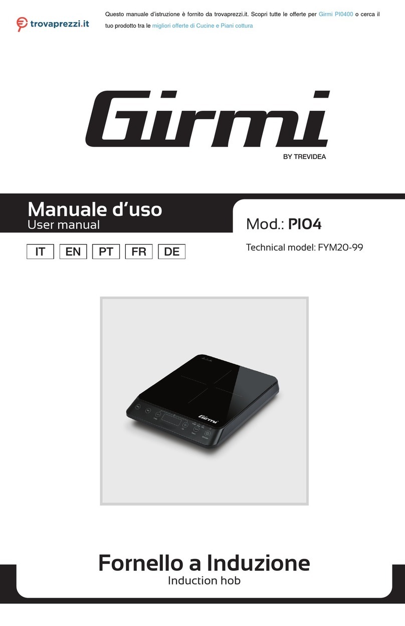 TREVIDEA Girmi PI0400 user manual