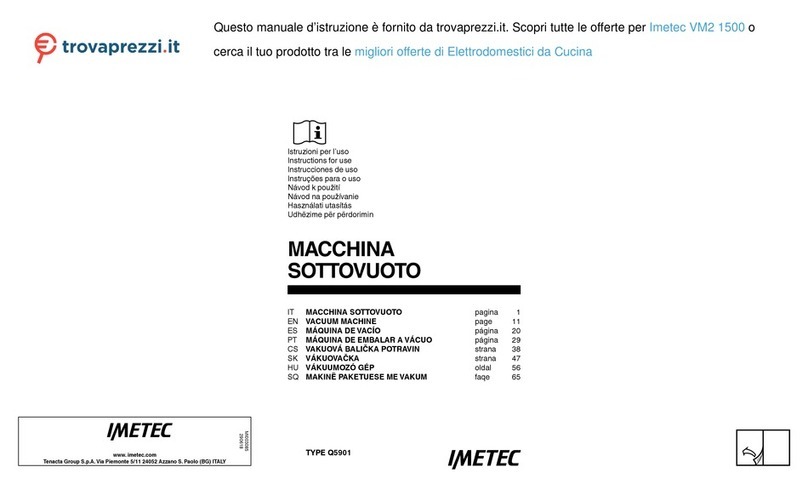 Imetec VM2 1500 Instructions for use