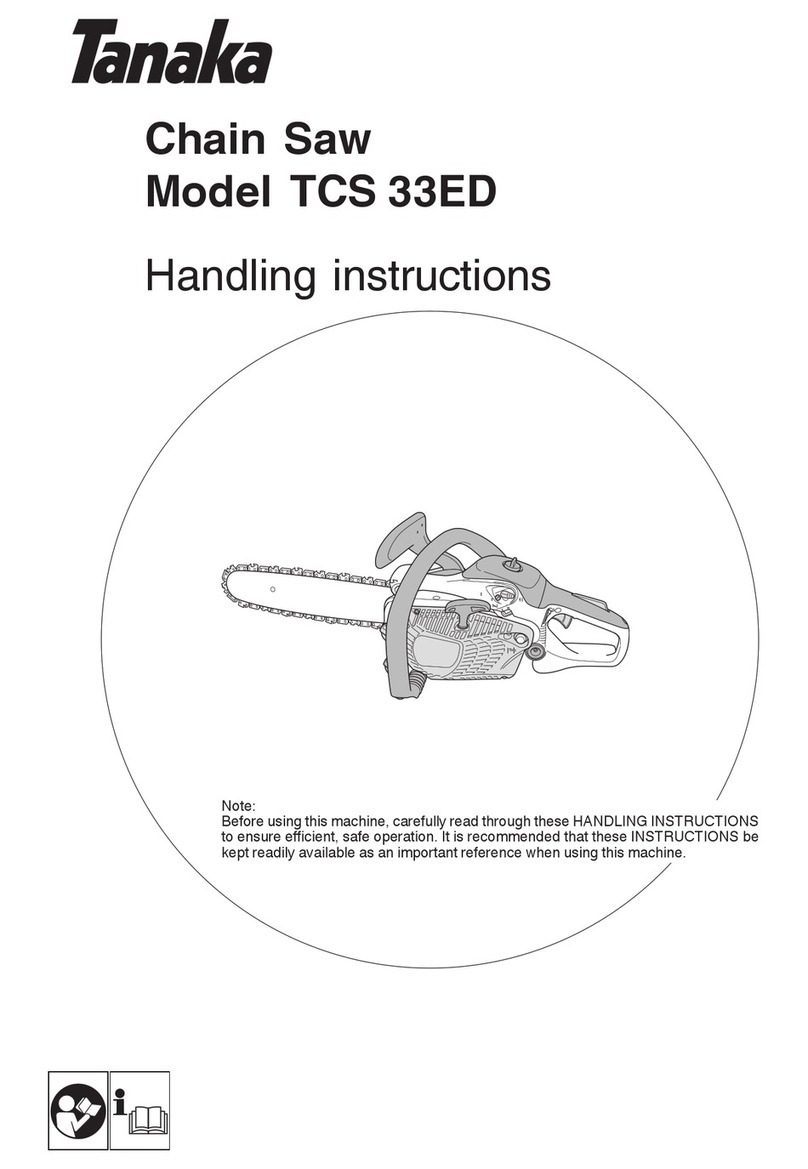 Tanaka TCS 33ED User manual