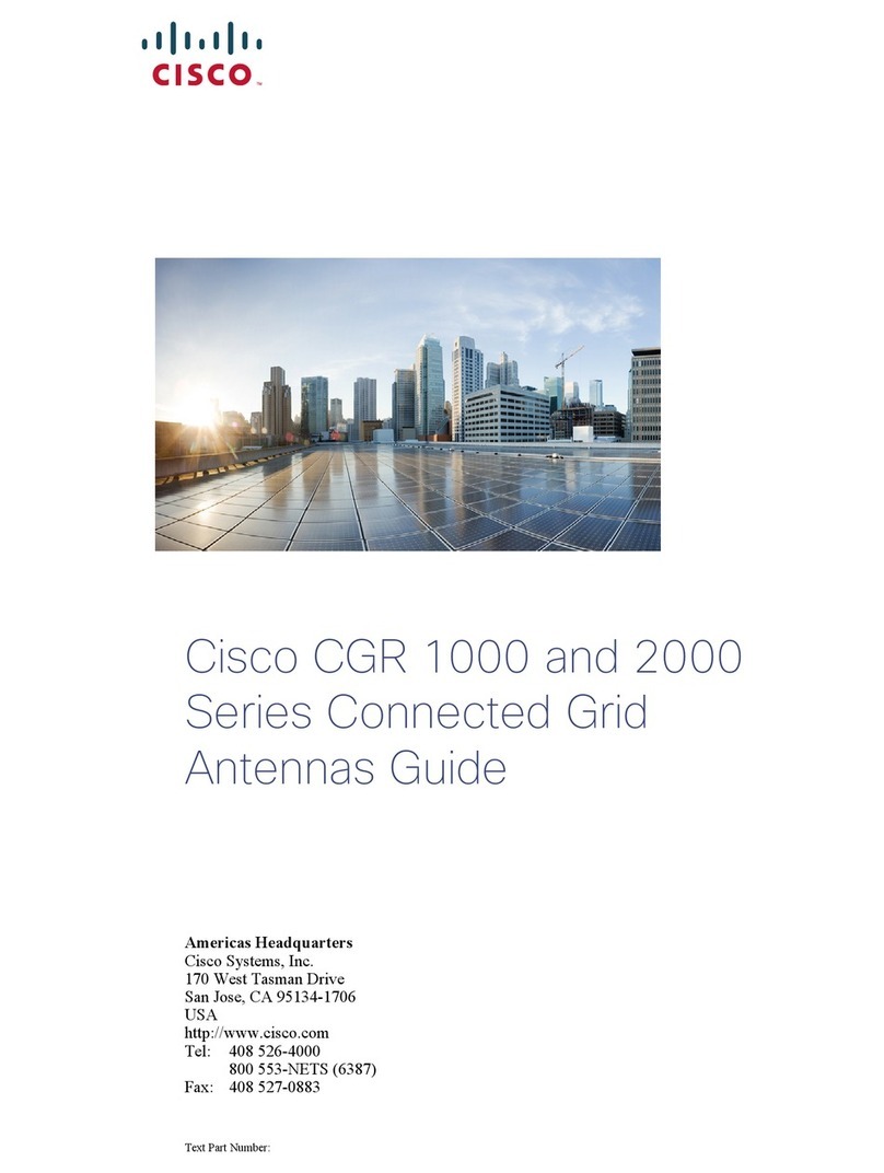 Cisco CGR 1000 Series User manual