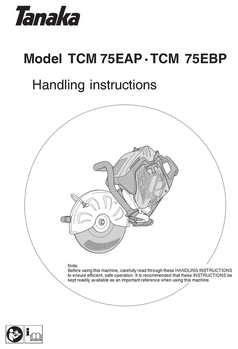 Tanaka TCM 75EBP Handling instructions