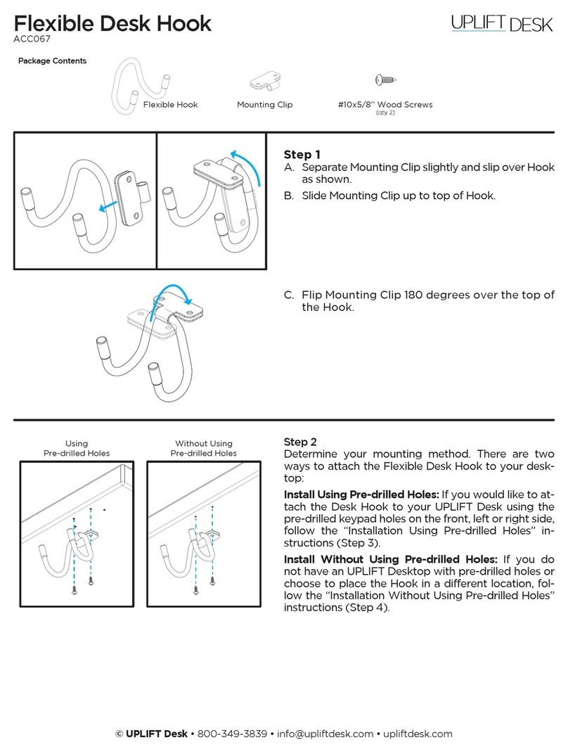 Uplift Desk ACC067 User manual Uplift Desk ACC067 User manual