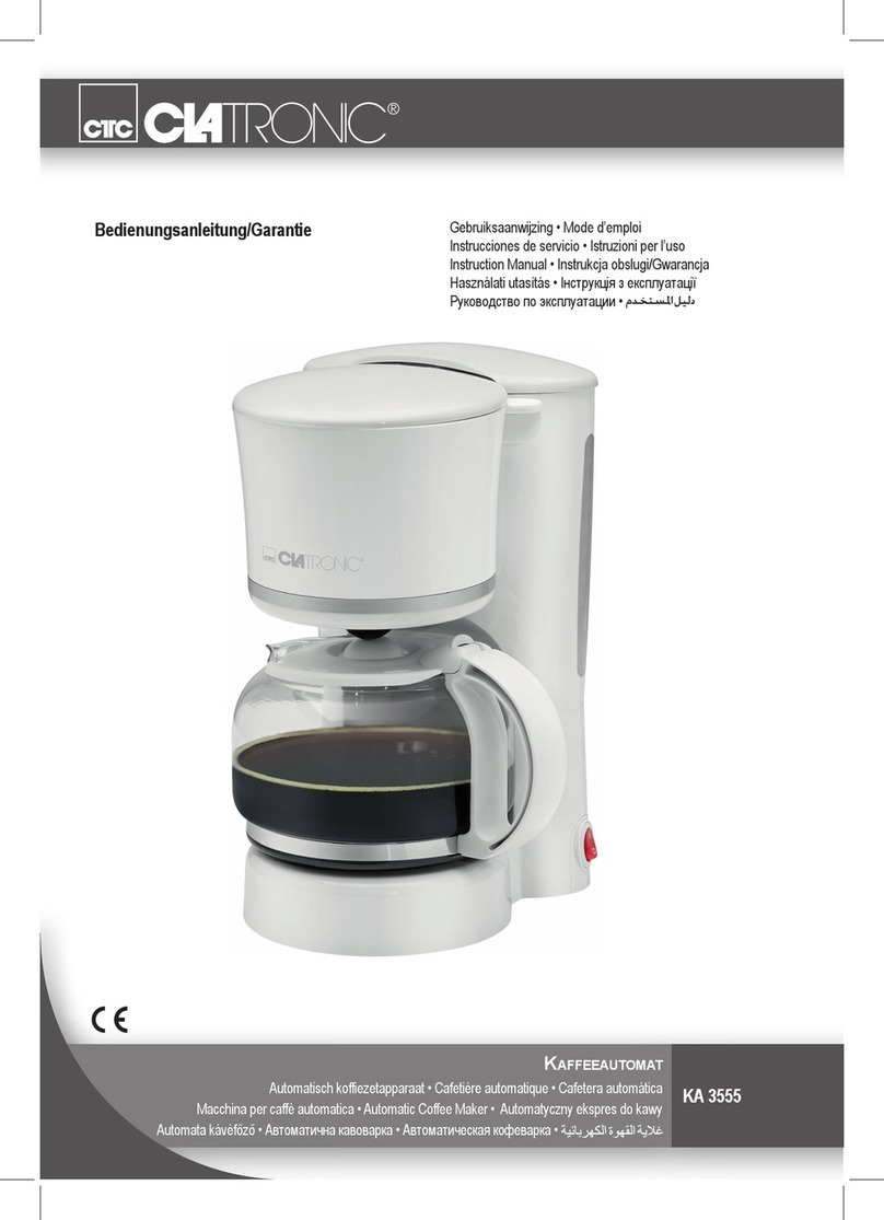 Clatronic KA 3555 instruction manual