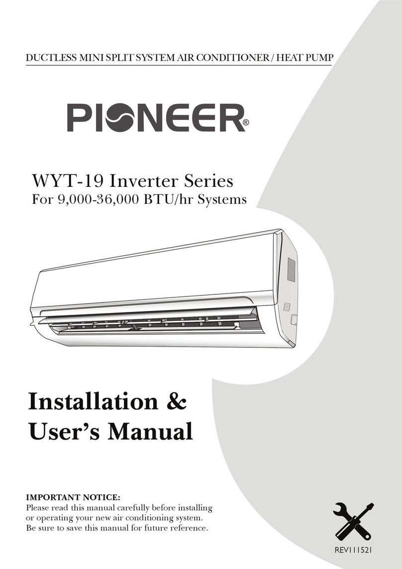 Pioneer WYT-19 Series Instruction Manual