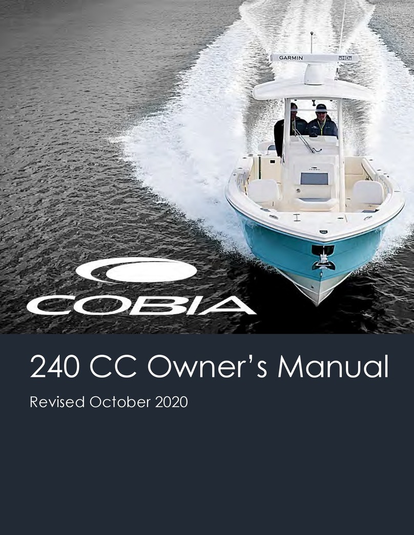 COBIA 240 CC User manual