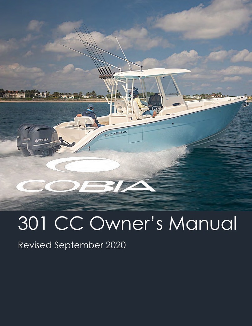COBIA 301CC owner's manual