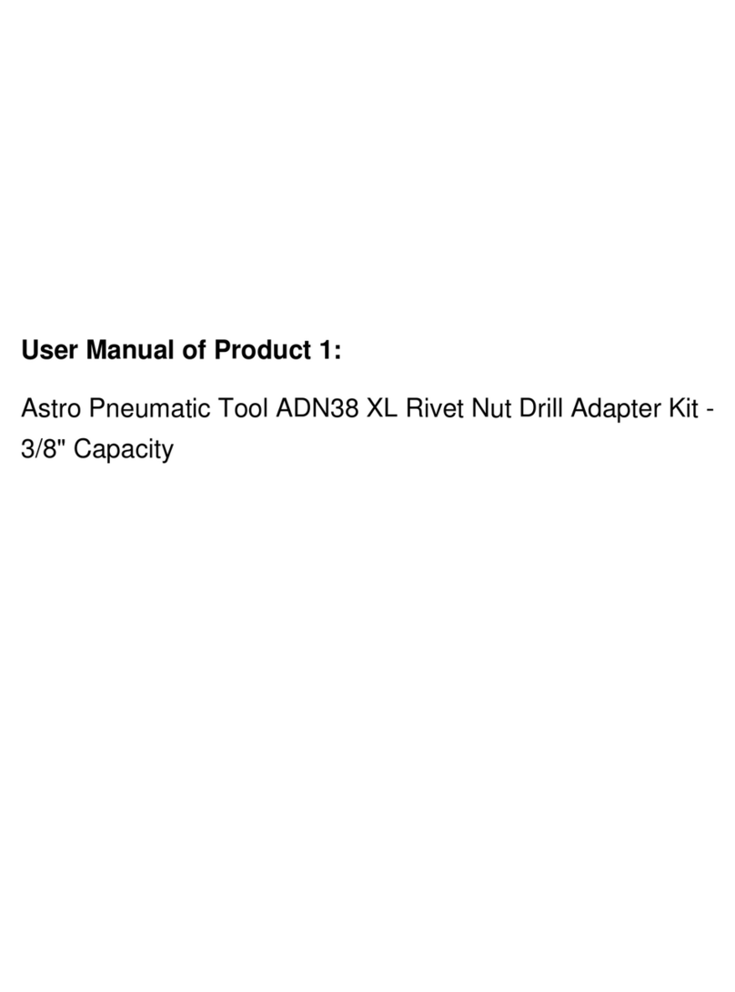 Astro Pneumatic ADN38 User manual