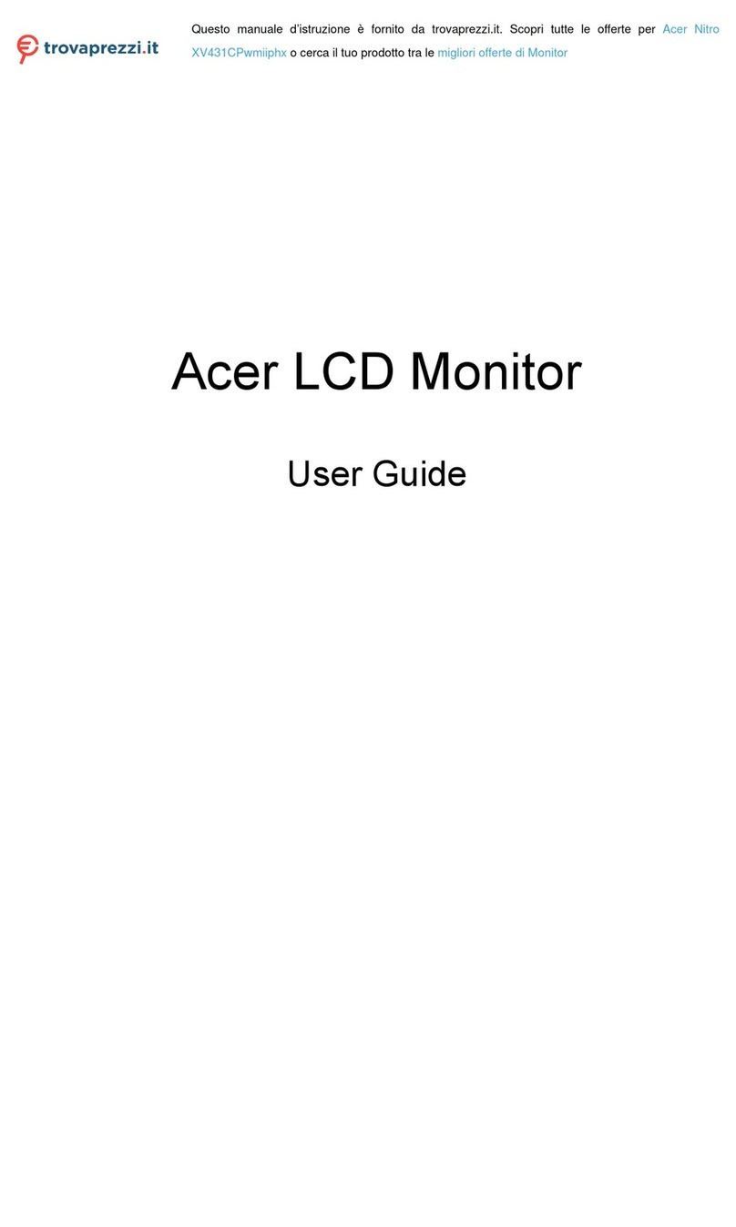 Acer XV431C User manual
