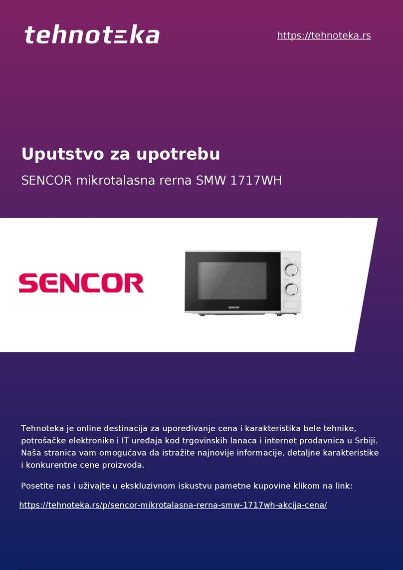 Sencor SMW 1717WH user manual
