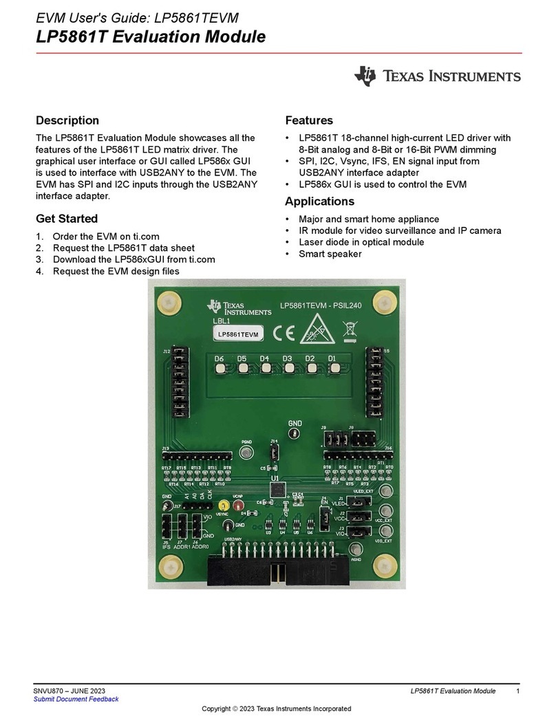 Texas Instruments LP5861T user guide