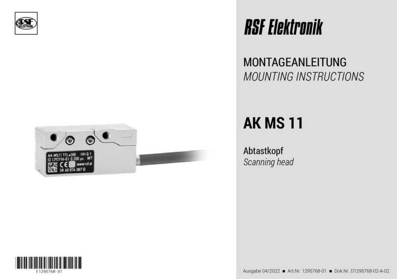 RSF Elektronik MS AK MS 11 Mounting instructions