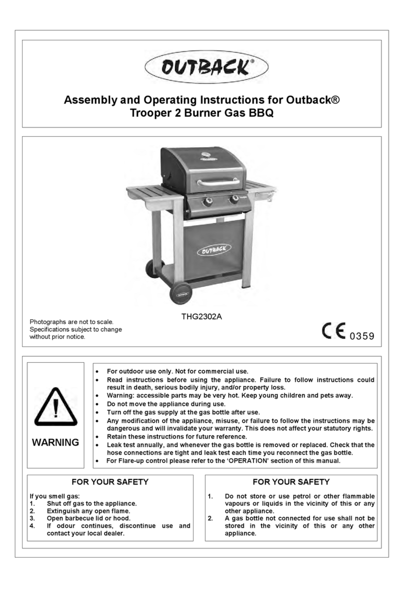 Outback Trooper THG2302A User manual