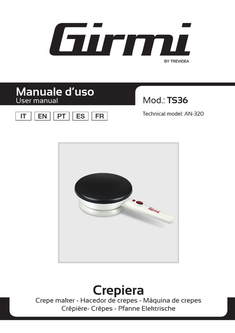 TREVIDEA Girmi AN-320 user manual