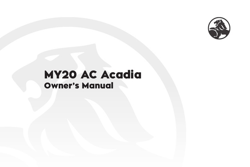 HOLDEN AC Acadia 2020 User manual