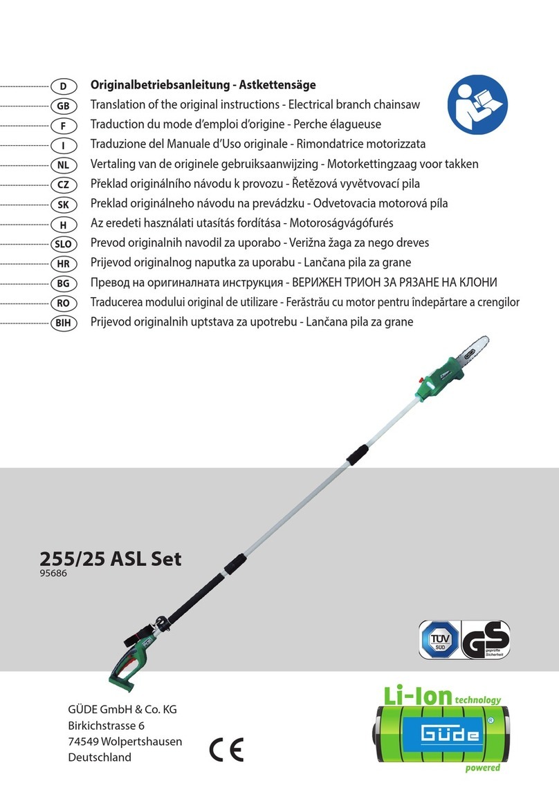 Gude 255/25 ASL Set User manual