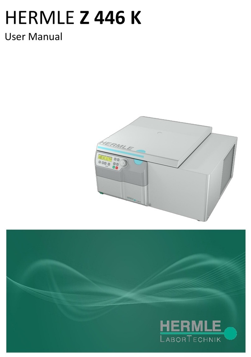 Hermle Z 446 K user manual