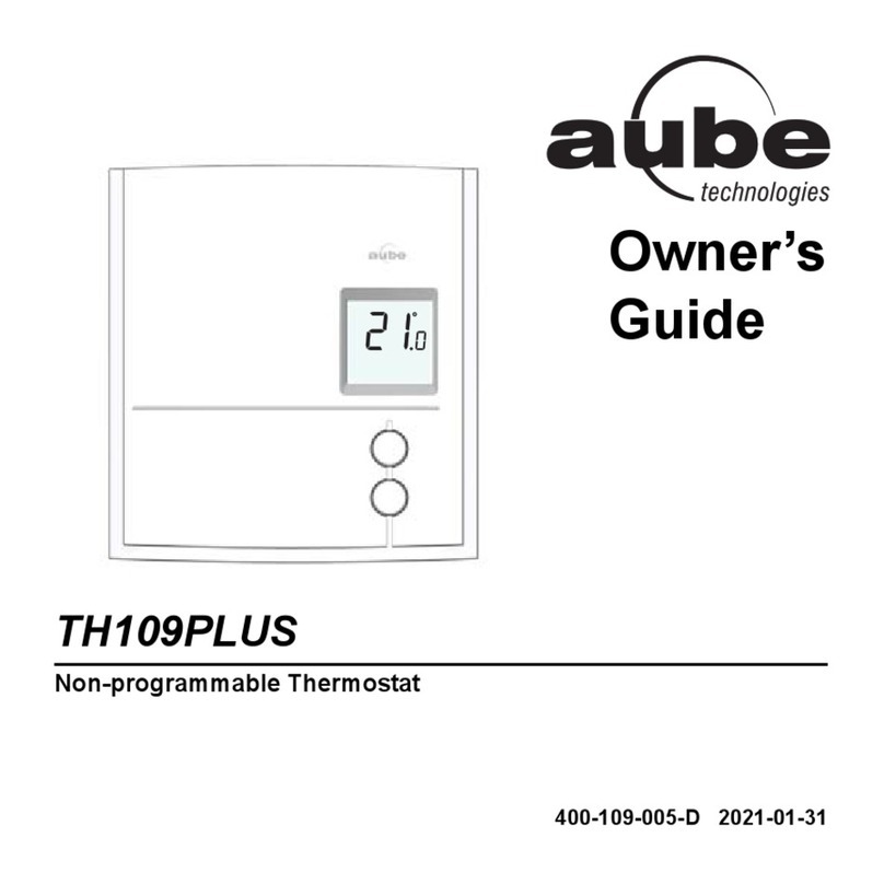 Aube Technologies TH109PLUS/U owner's guide