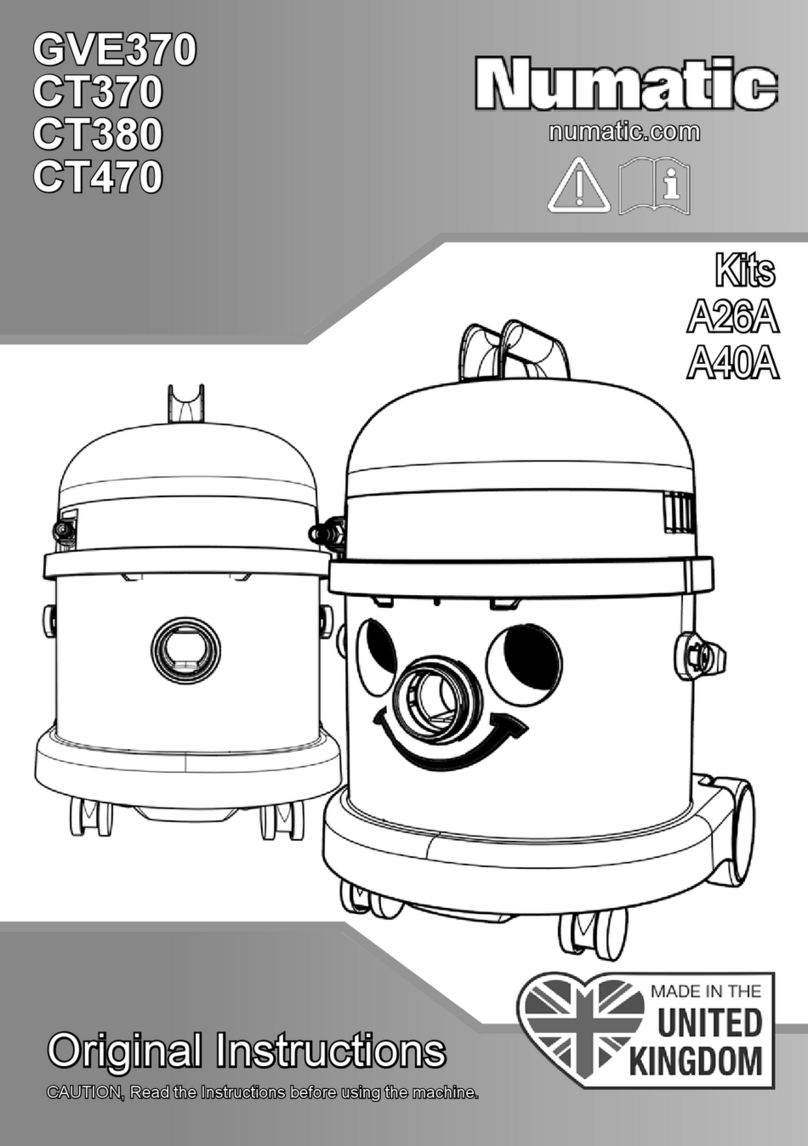Numatic A40A User manual