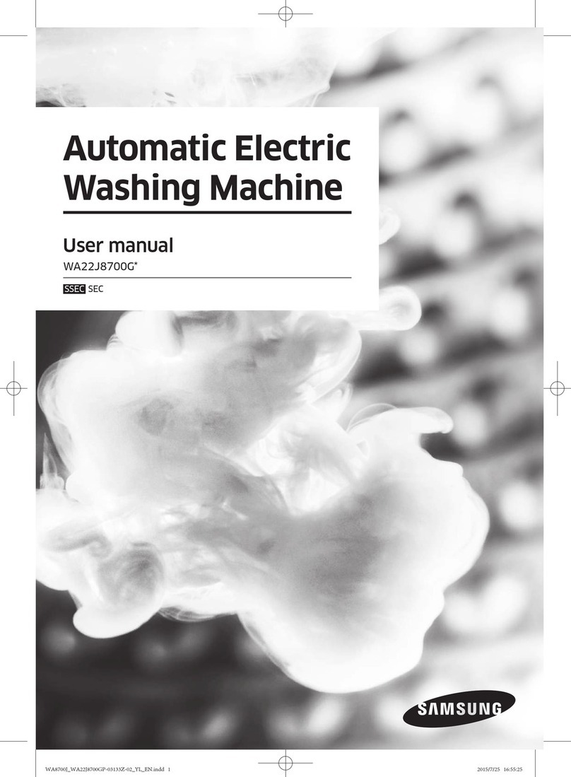 Samsung WA22J8700G Series User manual