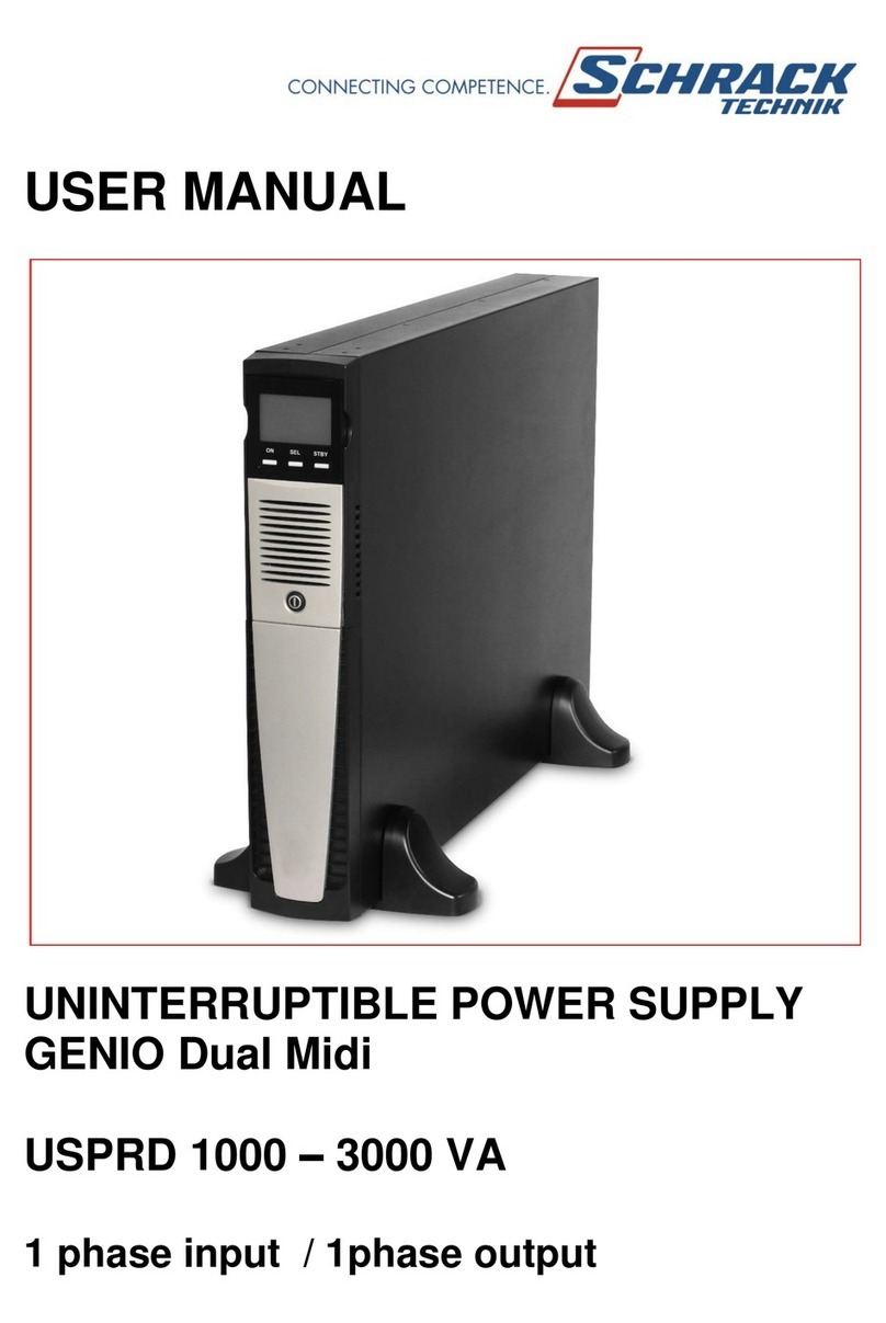 Schrack Technik GENIO Dual Midi USPRD 1000 VA user manual