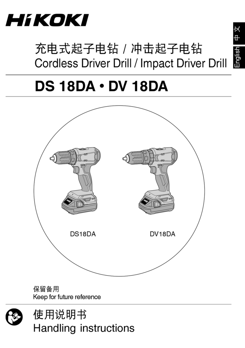 HIKOKI DS18DA User manual