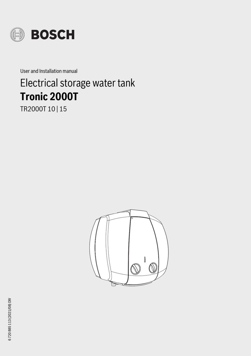 Bosch TRONIC 2000 T User and installation manual Bosch TRONIC 2000 T User and installation manual