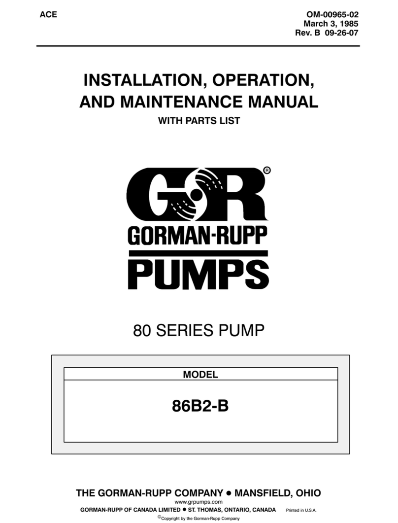 GORMAN-RUPP PUMPS 86B2-B Application guide GORMAN-RUPP PUMPS 86B2-B Application guide