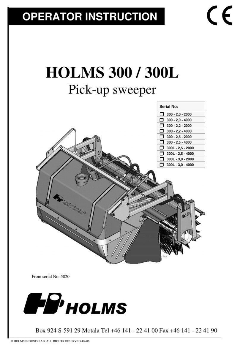 HOLMS 300L Operator instructions
