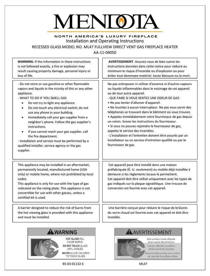 Mendota AA-11-04050 Installation and operating instructions