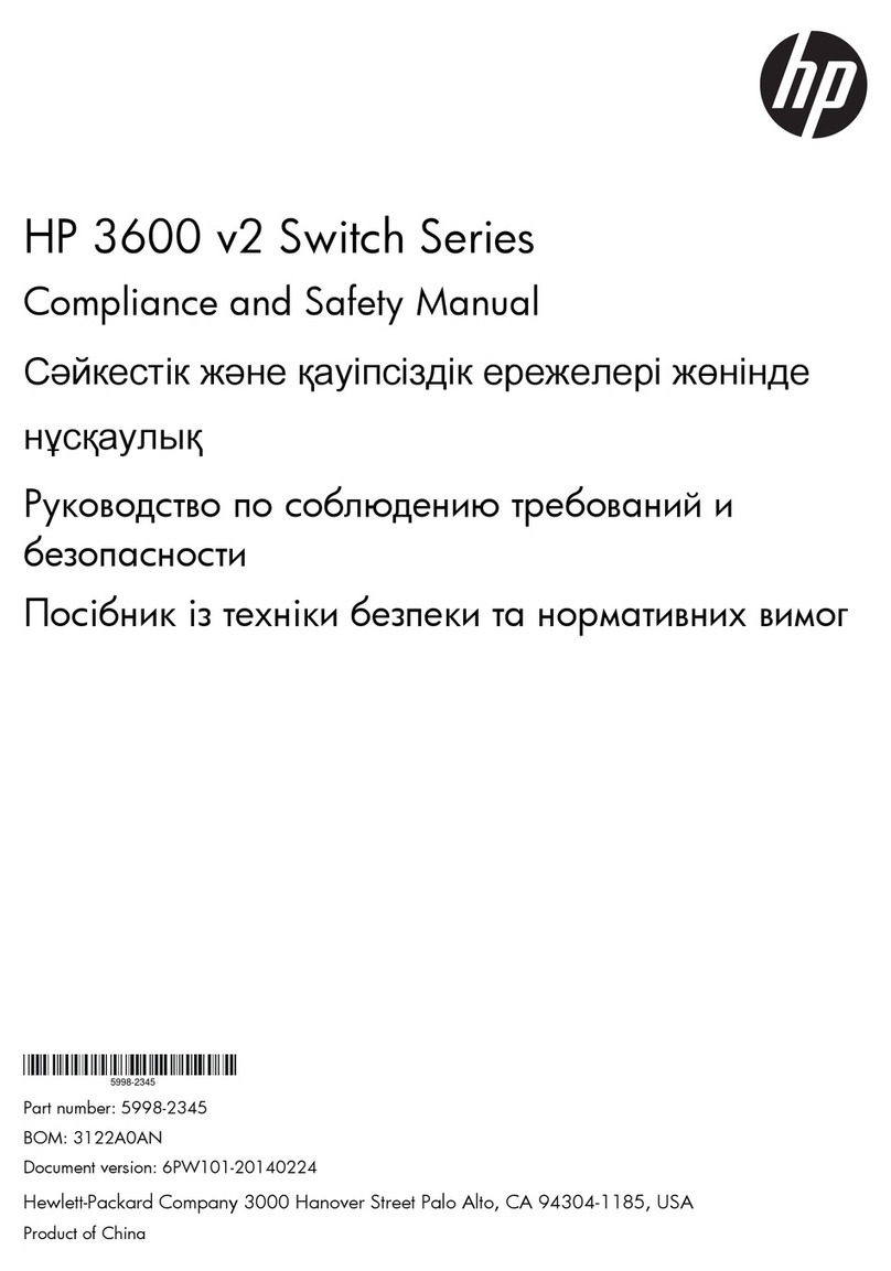 HP 3600 v2 Series Instruction Manual