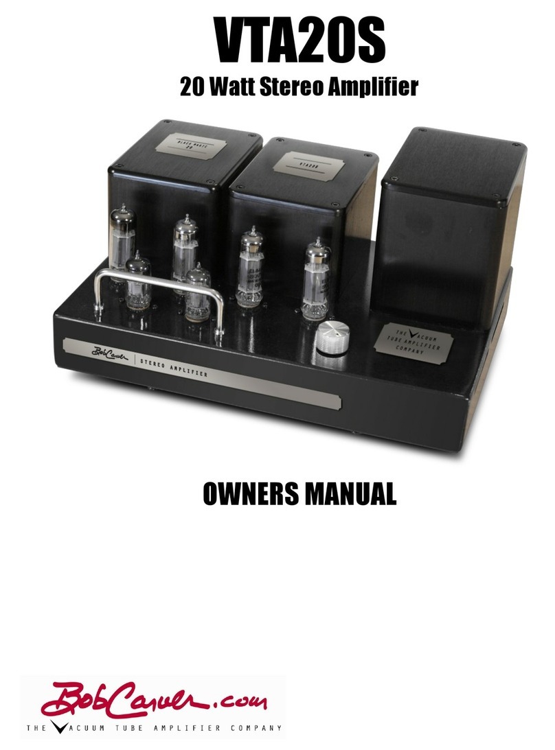 Bob Carver VTA20S User manual
