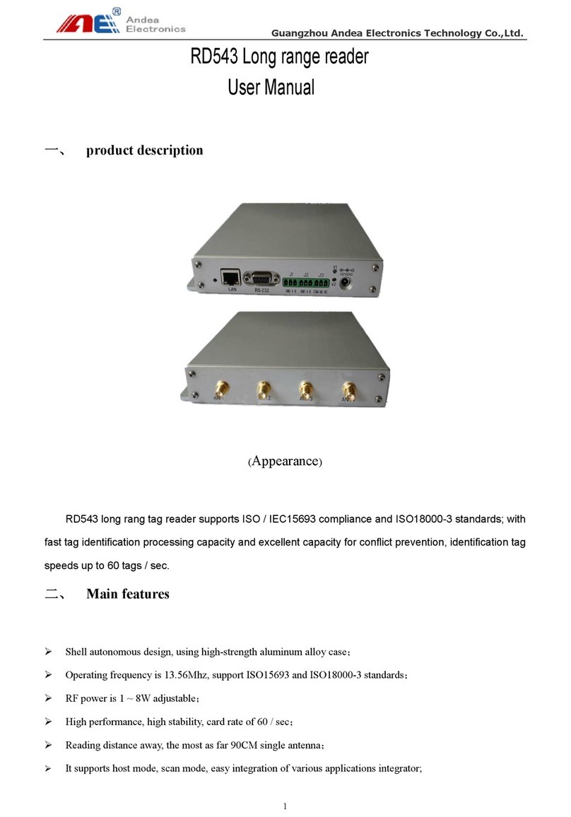 Andea Electronics RD543 user manual
