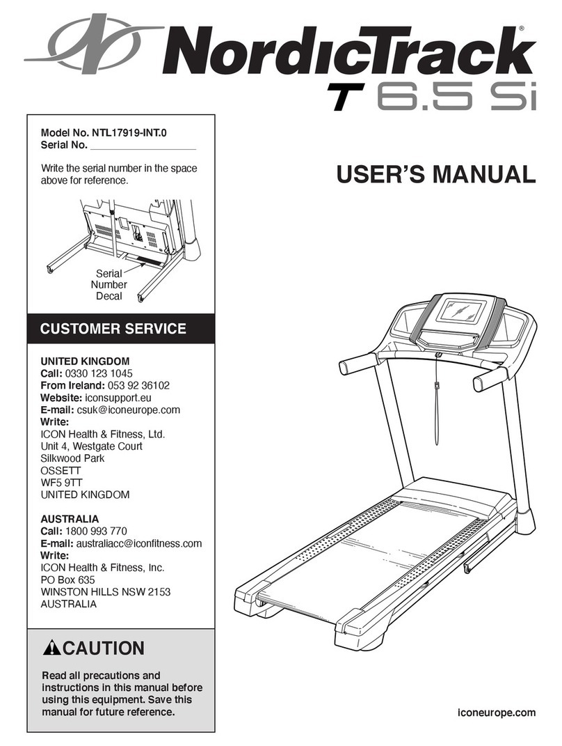 NordicTrack NTL17919-INT.0 user manual