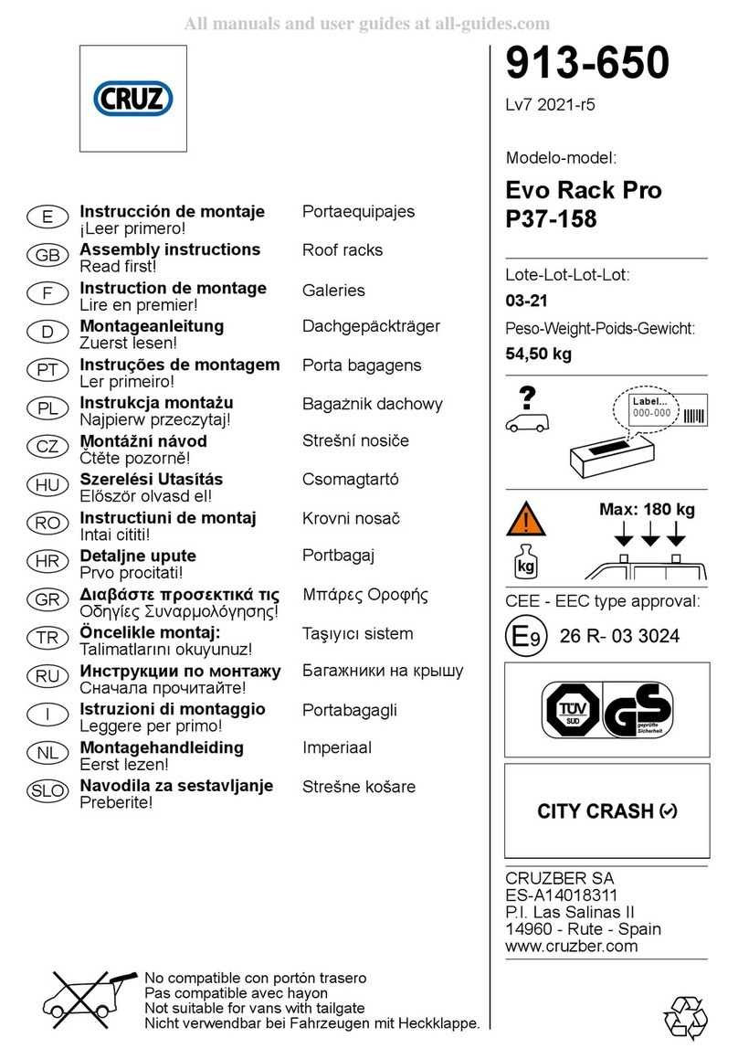 Cruz 913-650 Assembly instructions