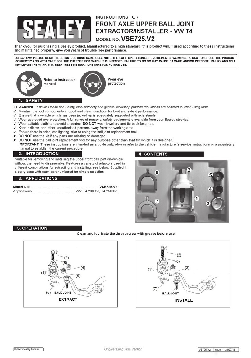 Sealey VSE725.V2 instructions