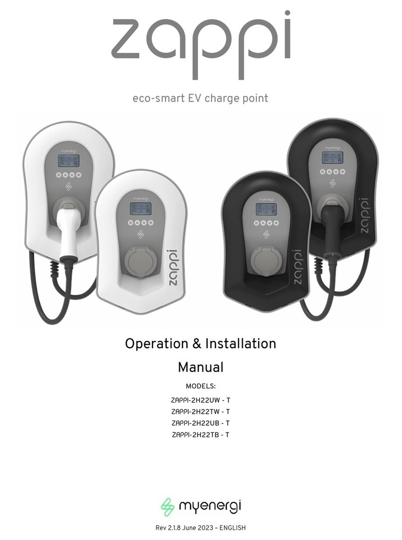 Myenergi ZAPPI-2H22UW-T Operation & installation manual
