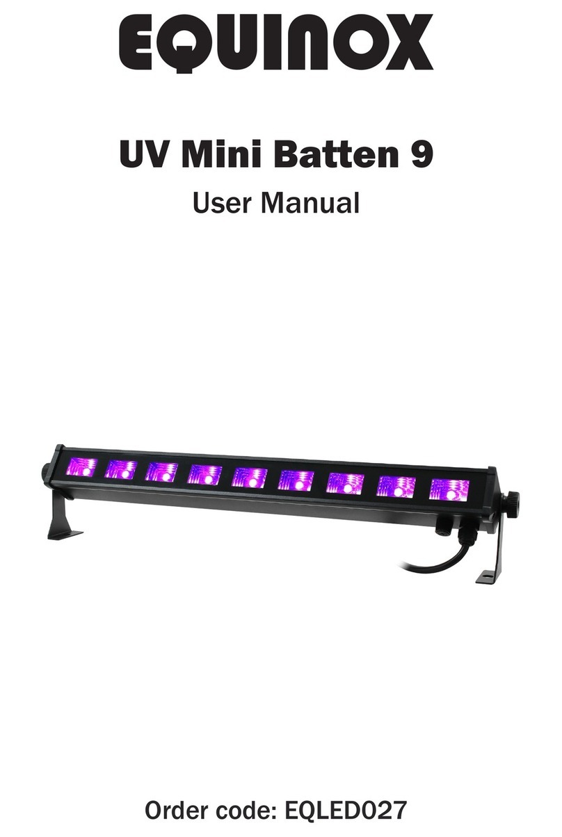 Equinox Systems UV Mini Batten 9 user manual