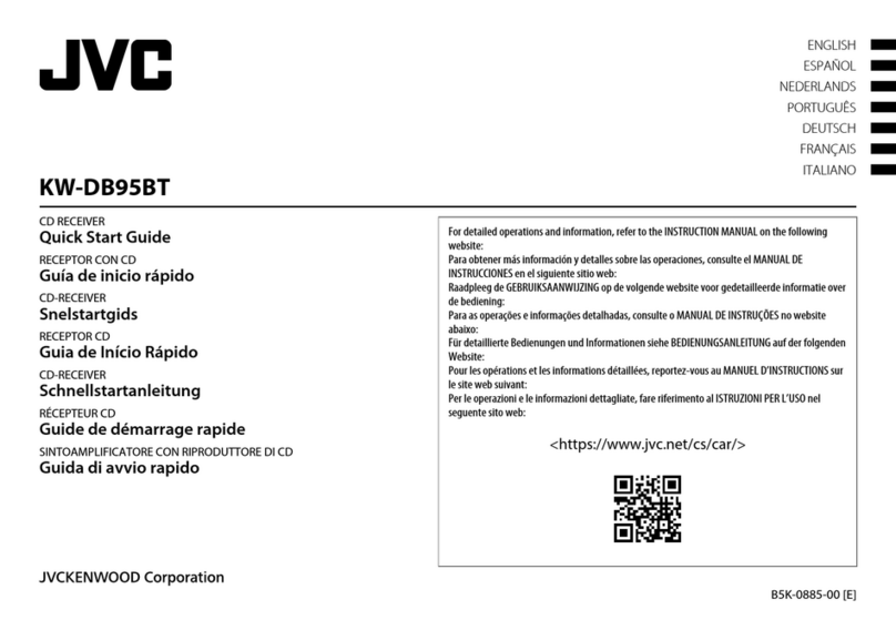 JVC KW-DB95BT User manual